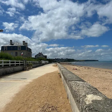 L'horizon Bleu, Front De Mer, Jardin, Parking, Wifi Apartament Asnelles